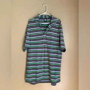 Foot joy golf polo shirt, collared mens golf shirt